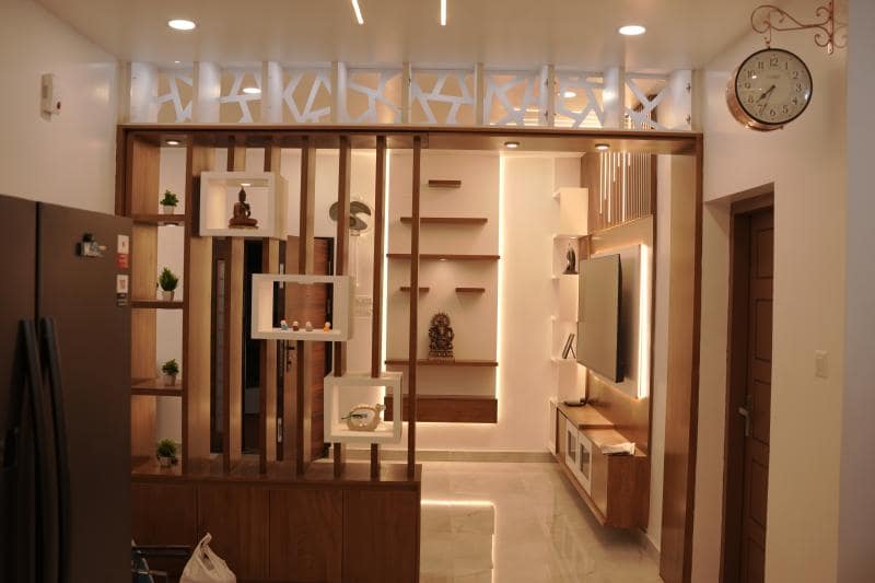 Drawing room and pooja room lighting